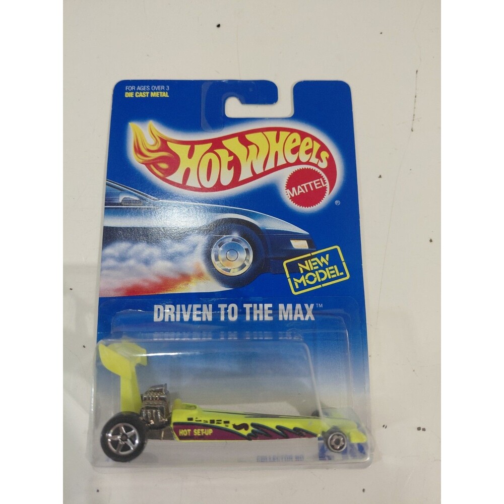 NIP Hot Wheels 1991 Main Line 1:64 Die Cast Driven to The Max Top Fuel Dragster